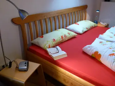 Ein Bett oder Betten in einem Zimmer der Unterkunft Öko-Appartement Melanie