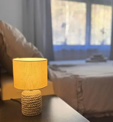 Ein Bett oder Betten in einem Zimmer der Unterkunft Ferienwohnung 1 Zimmer und Küche in Zell-Mosel