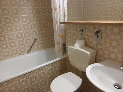 Ein Badezimmer in der Unterkunft B312, kleines und gemütliches Appartement in Lahnstein