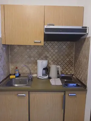Küche/Küchenzeile in der Unterkunft B312, kleines und gemütliches Appartement in Lahnstein