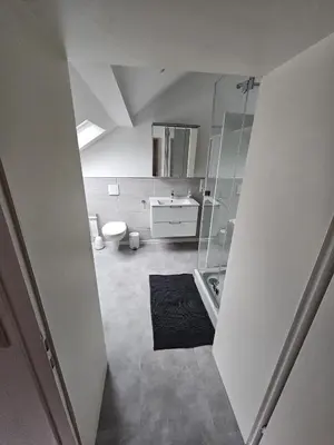 Ein Badezimmer in der Unterkunft Ferienwohnung Zur Lore