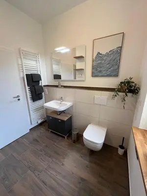 Ein Badezimmer in der Unterkunft Ferienwohnung in Andernach - Insula Antunnacum