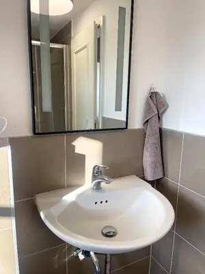 Ein Badezimmer in der Unterkunft Ferienwohnung Sonnentälchen