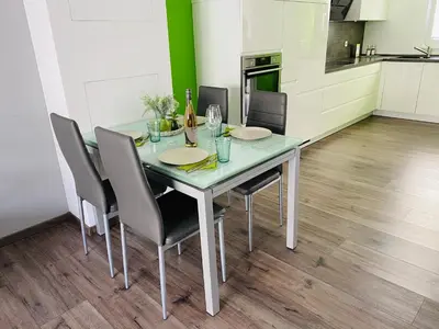 Küche/Küchenzeile in der Unterkunft Ferienhaus Alte Kaserne