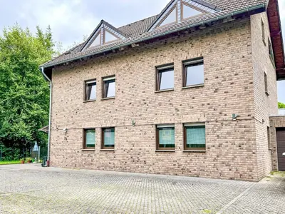 Das Gebäude in dem sich die Ferienwohnung befindet