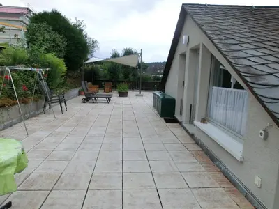 Das Gebäude in dem sich die Ferienwohnung befindet