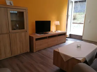 TV/Unterhaltungsangebot in der Unterkunft Ferienwohnung Rivaner