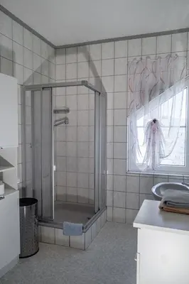 Ein Badezimmer in der Unterkunft Ferienwohnungen Scheid Volker