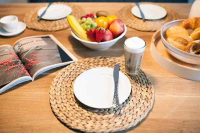 Essen in der Ferienwohnung oder in der Nähe