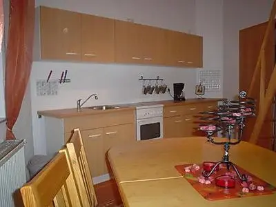 Küche/Küchenzeile in der Unterkunft Ferienwohnung Eigner