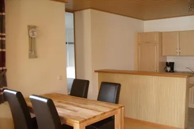 Küche/Küchenzeile in der Unterkunft Ferienwohnung Weber