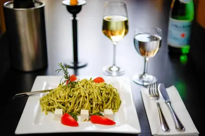 Essen im Hotel oder in der Nähe
