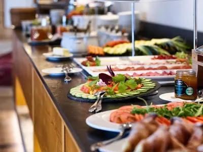 Essen im Hotel oder in der Nähe