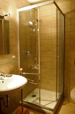 Ein Badezimmer in der Unterkunft Berghotel Wintersberg