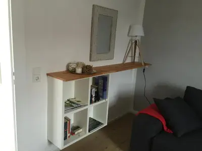 Die Bibliothek in der Ferienwohnung