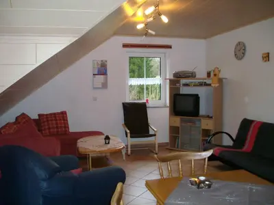 TV/Unterhaltungsangebot in der Unterkunft Ferienwohnung Mastiaux