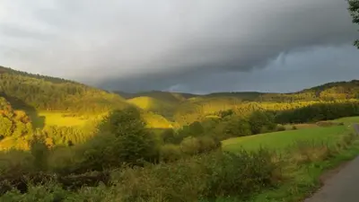 Naturlandschaft in der Nähe der Pension