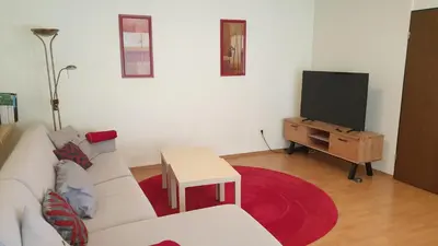 TV/Unterhaltungsangebot in der Unterkunft Ferienwohnung Späth