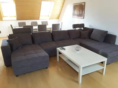 Ein Sitzbereich in der Unterkunft KRIO Nicola Rothfuchs Ferienwohnung 2