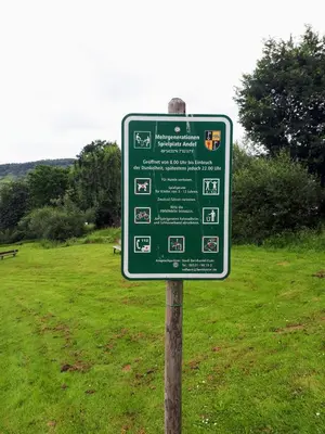 Naturlandschaft in der Nähe des Ferienhauses