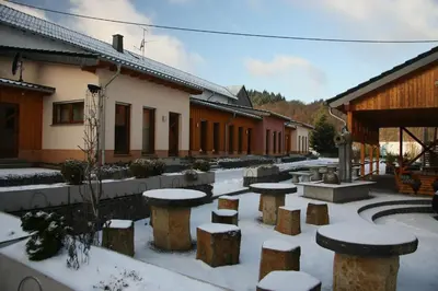 Bistro im Ring im Winter