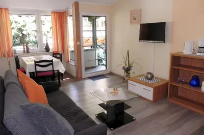 TV/Unterhaltungsangebot in der Unterkunft Ferienwohnung Tilli