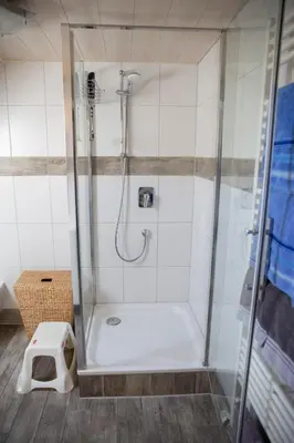 Ein Badezimmer in der Unterkunft Martin I's Ferienwohnung