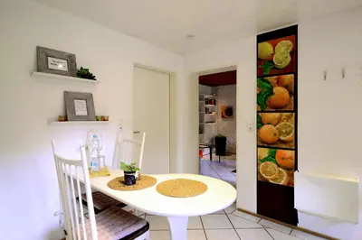 Küche/Küchenzeile in der Unterkunft Haus Sonnenschein