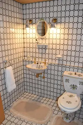 Ein Badezimmer in der Unterkunft Das Pautzen Haus