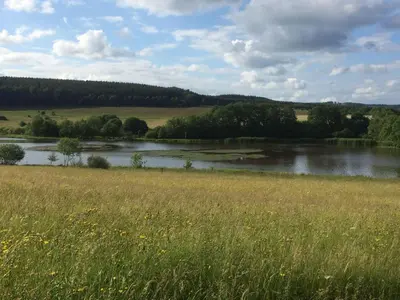 Naturlandschaft in der Nähe des Ferienhauses