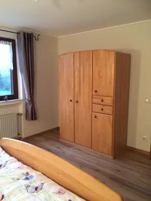 Ein Bett oder Betten in einem Zimmer der Unterkunft Ferienwohnung Michels