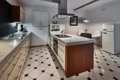 Küche/Küchenzeile in der Unterkunft Mosel-Loft