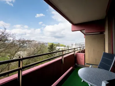 Ein Balkon oder eine Terrasse in der Unterkunft Apartment Pusteblume - B609 by Interhome