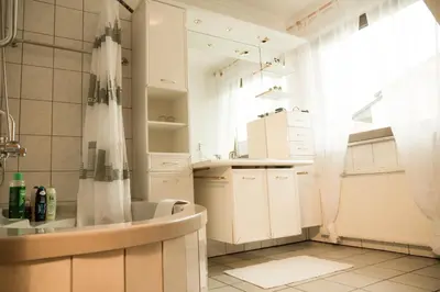 Ein Badezimmer in der Unterkunft Haus Helene