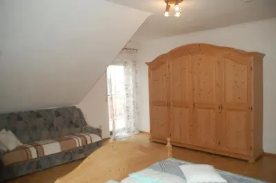 Ein Bett oder Betten in einem Zimmer der Unterkunft Haus Helene