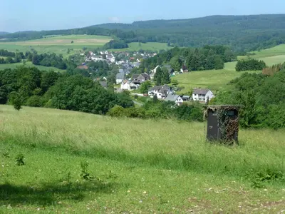 Naturlandschaft in der Nähe des Ferienhauses