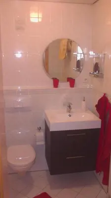 Ein Badezimmer in der Unterkunft Gästehaus Probst