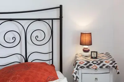 Ein Bett oder Betten in einem Zimmer der Unterkunft Wohnung am Nurburgring