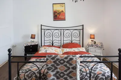 Ein Bett oder Betten in einem Zimmer der Unterkunft Wohnung am Nurburgring
