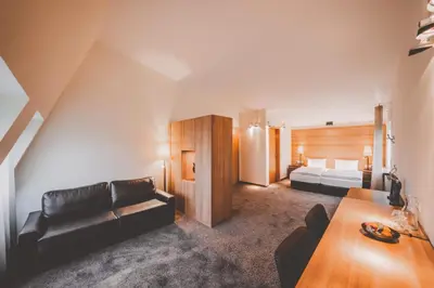 Ein Bett oder Betten in einem Zimmer der Unterkunft Marienhöh - Hideaway & Spa