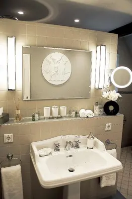 Ein Badezimmer in der Unterkunft Romantik Hotel Zur Glocke