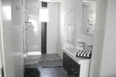 Ein Badezimmer in der Unterkunft be Clemense