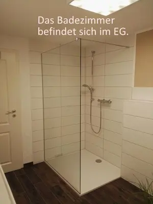 Ein Badezimmer in der Unterkunft Maifeld-Fewo Sonnenschein