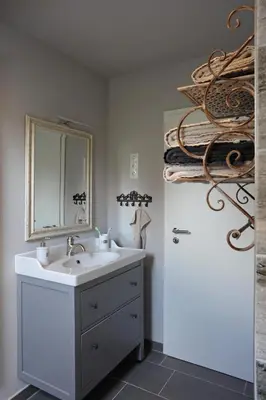 Ein Badezimmer in der Unterkunft Ferienwohnung Maarland