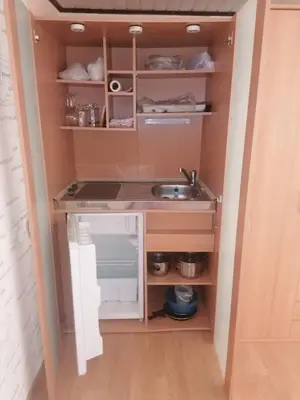Küche/Küchenzeile in der Unterkunft Haus Waldesruh