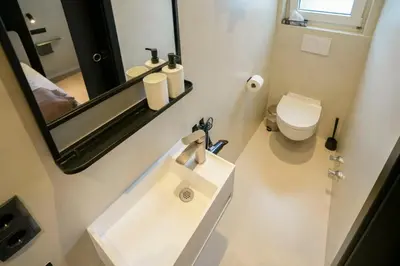 Ein Badezimmer in der Unterkunft Hotel Weinhaus Kreuter