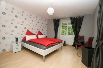 Ein Bett oder Betten in einem Zimmer der Unterkunft Haus Dana