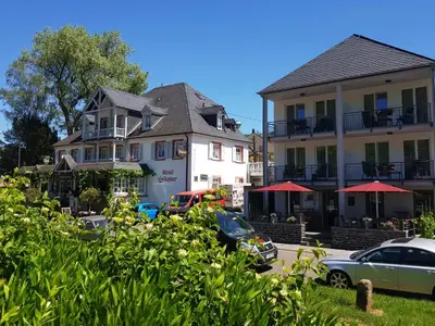 Das Gebäude in dem sich das Hotel befindet