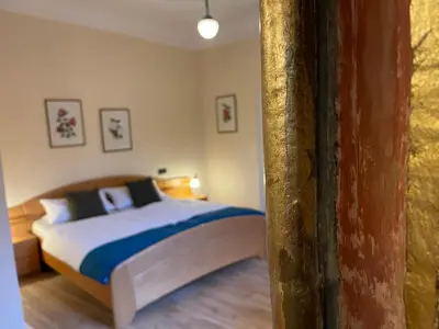 Ein Bett oder Betten in einem Zimmer der Unterkunft Hotel Schloss Zell