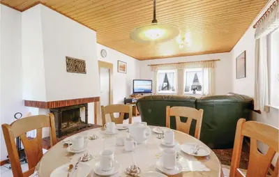 Ein Sitzbereich in der Unterkunft Ferienhaus 4 In Thalfang